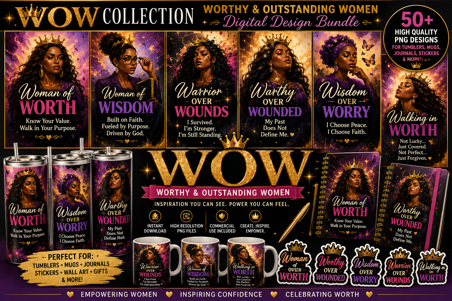 WOW – Worthy & Outstanding Women Digital Downloads