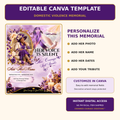 Domestic Violence Memorial – Editable Canva Template