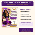 Domestic Violence Survivor – Editable Canva Template