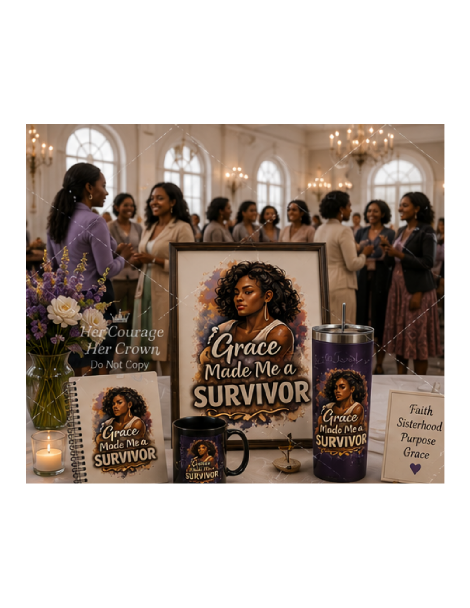 Grace Made Me a Survivor Digital Print | Survivor Strong Collection