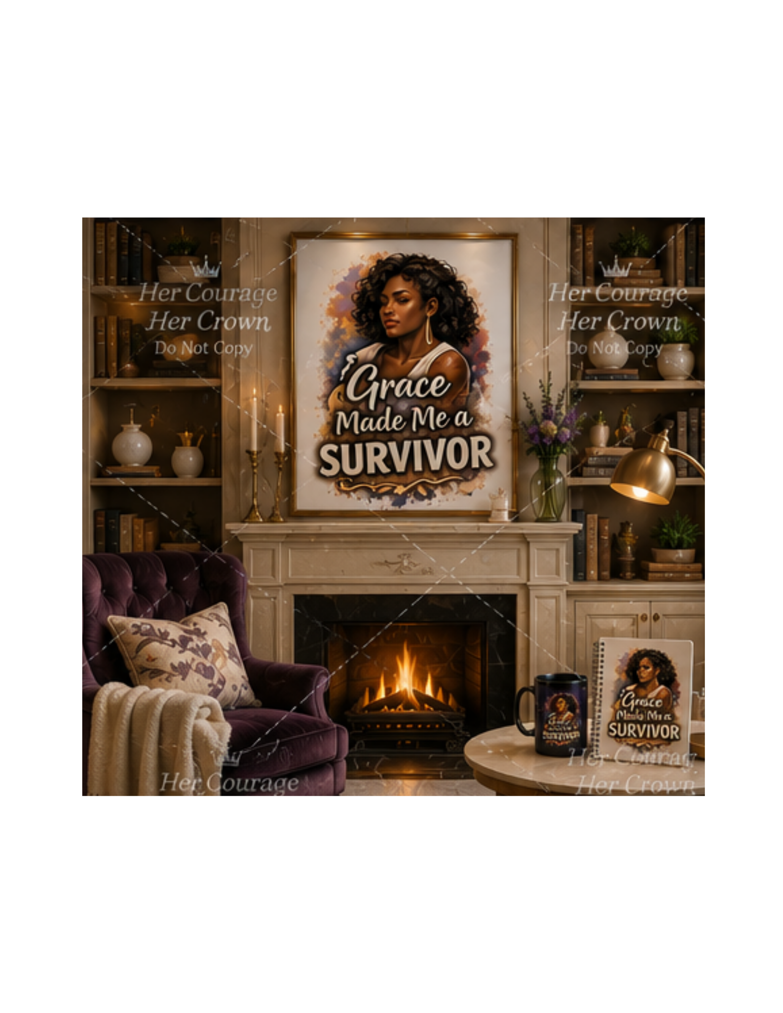 Grace Made Me a Survivor Digital Print | Survivor Strong Collection
