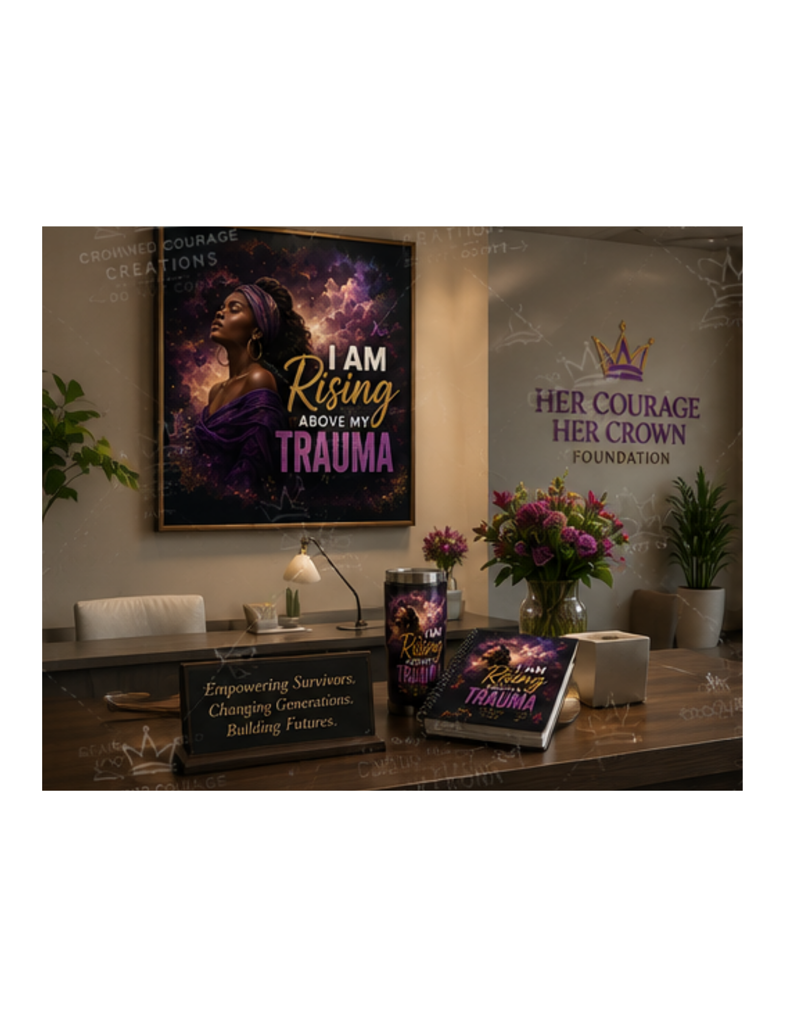 I Am Rising Above My Trauma Digital Print | Survivor Strong Collection