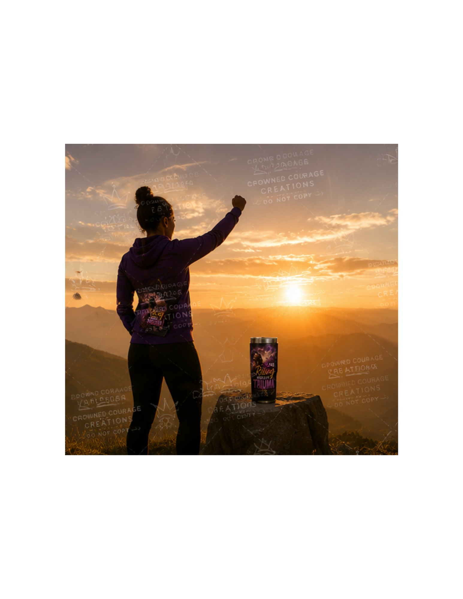 I Am Rising Above My Trauma Digital Print | Survivor Strong Collection