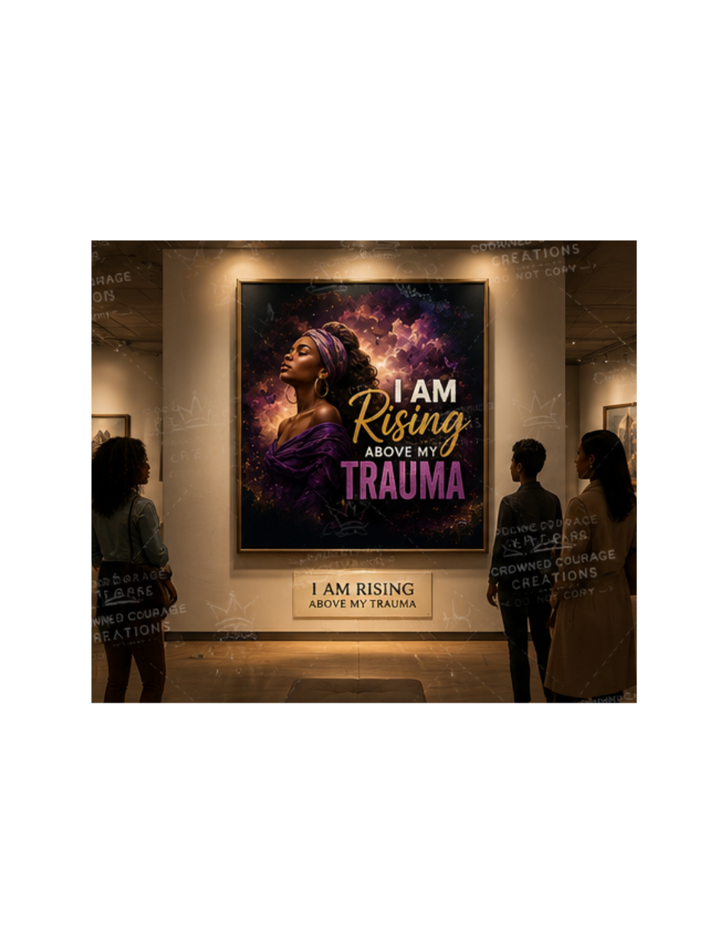 I Am Rising Above My Trauma Digital Print | Survivor Strong Collection