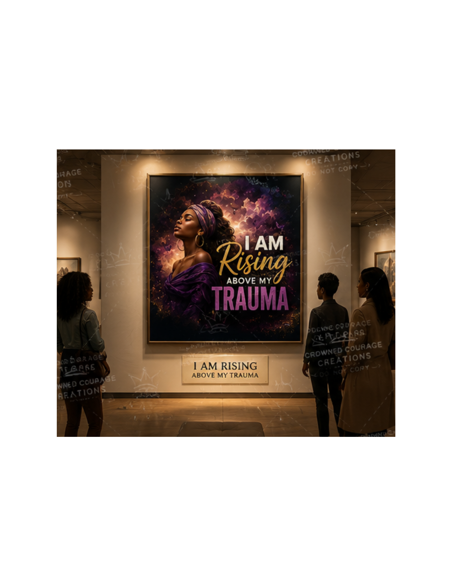 I Am Rising Above My Trauma Digital Print | Survivor Strong Collection