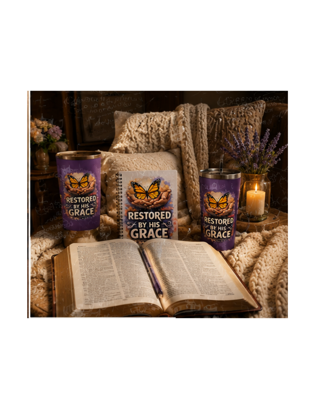 Restored By His Grace Digital Print | Survivor Strong Collection
