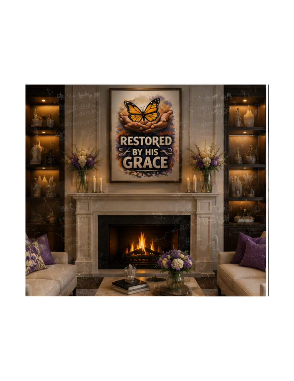 Restored By His Grace Digital Print | Survivor Strong Collection
