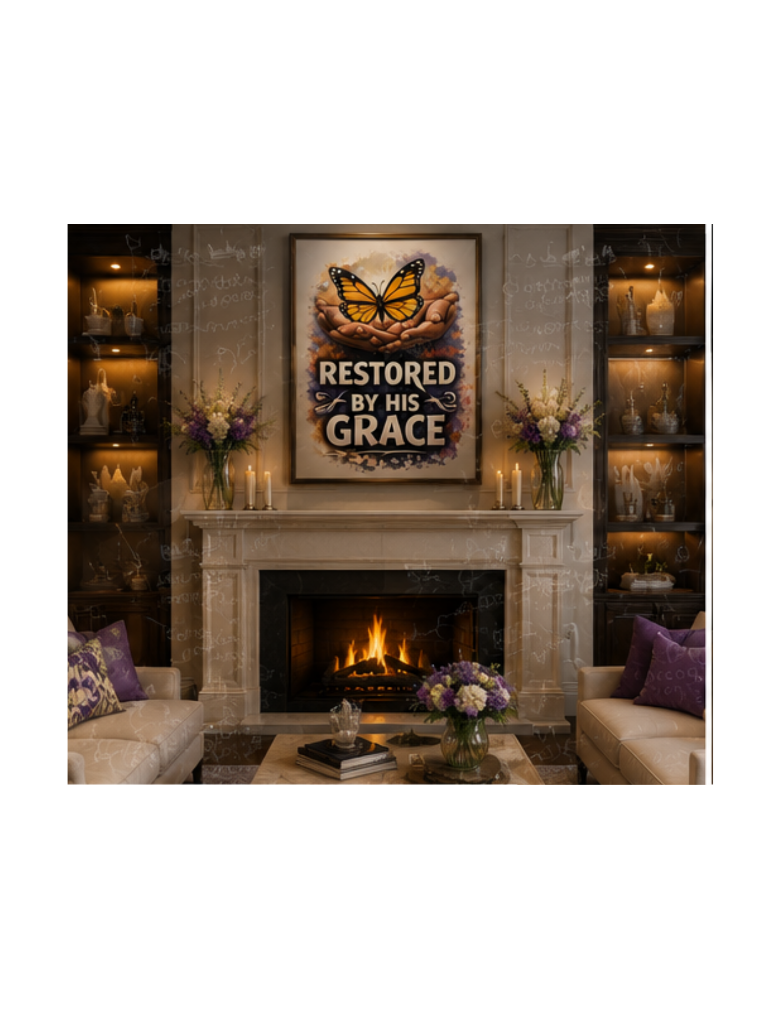 Restored By His Grace Digital Print | Survivor Strong Collection