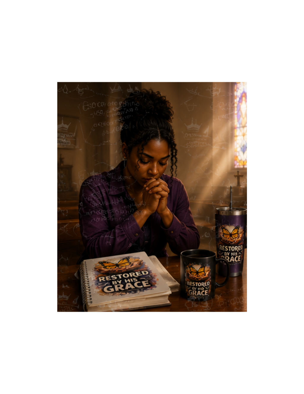 Restored By His Grace Digital Print | Survivor Strong Collection