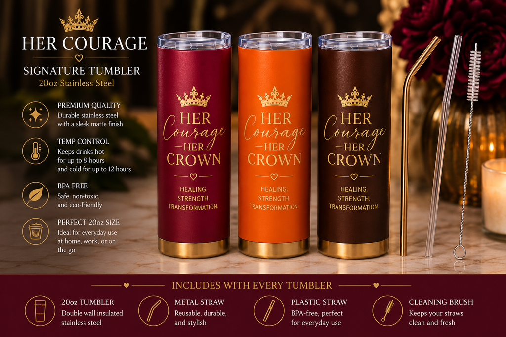 Her Courage Signature Tumbler