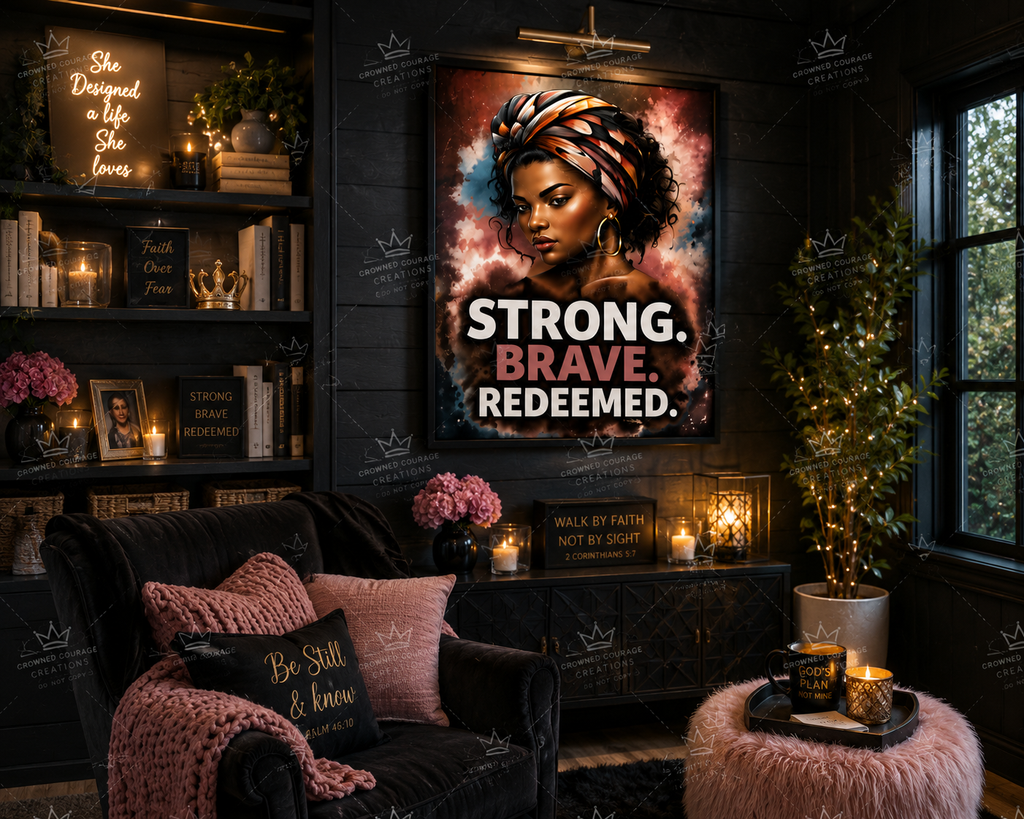 Strong. Brave. Redeemed. Digital Print