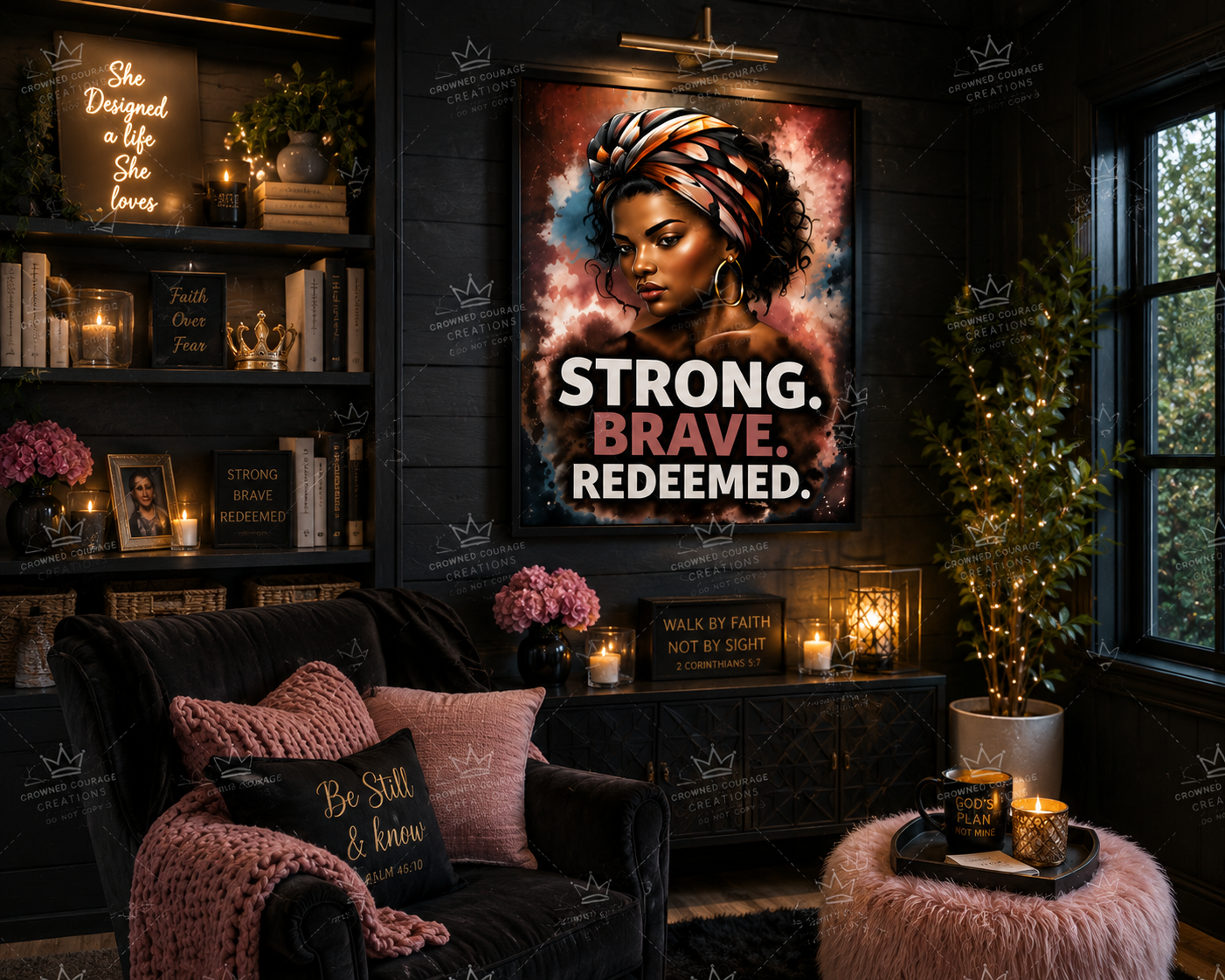 Strong. Brave. Redeemed. Digital Print