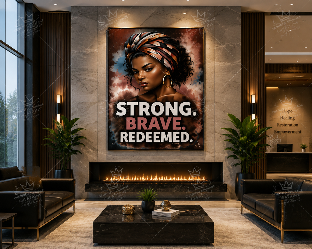 Strong. Brave. Redeemed. Digital Print
