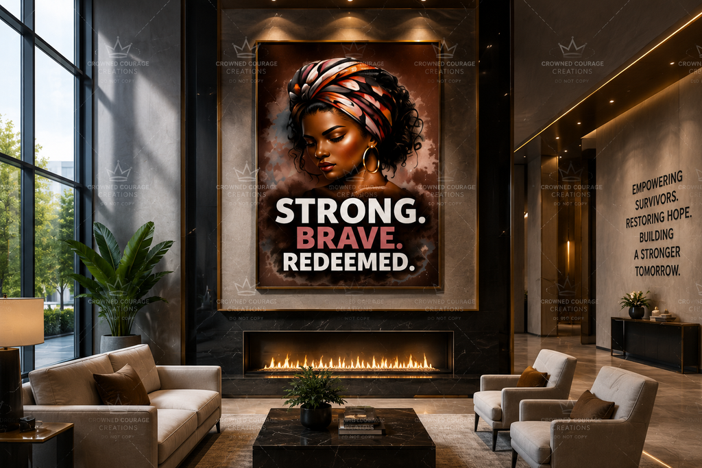 Strong. Brave. Redeemed. Digital Print