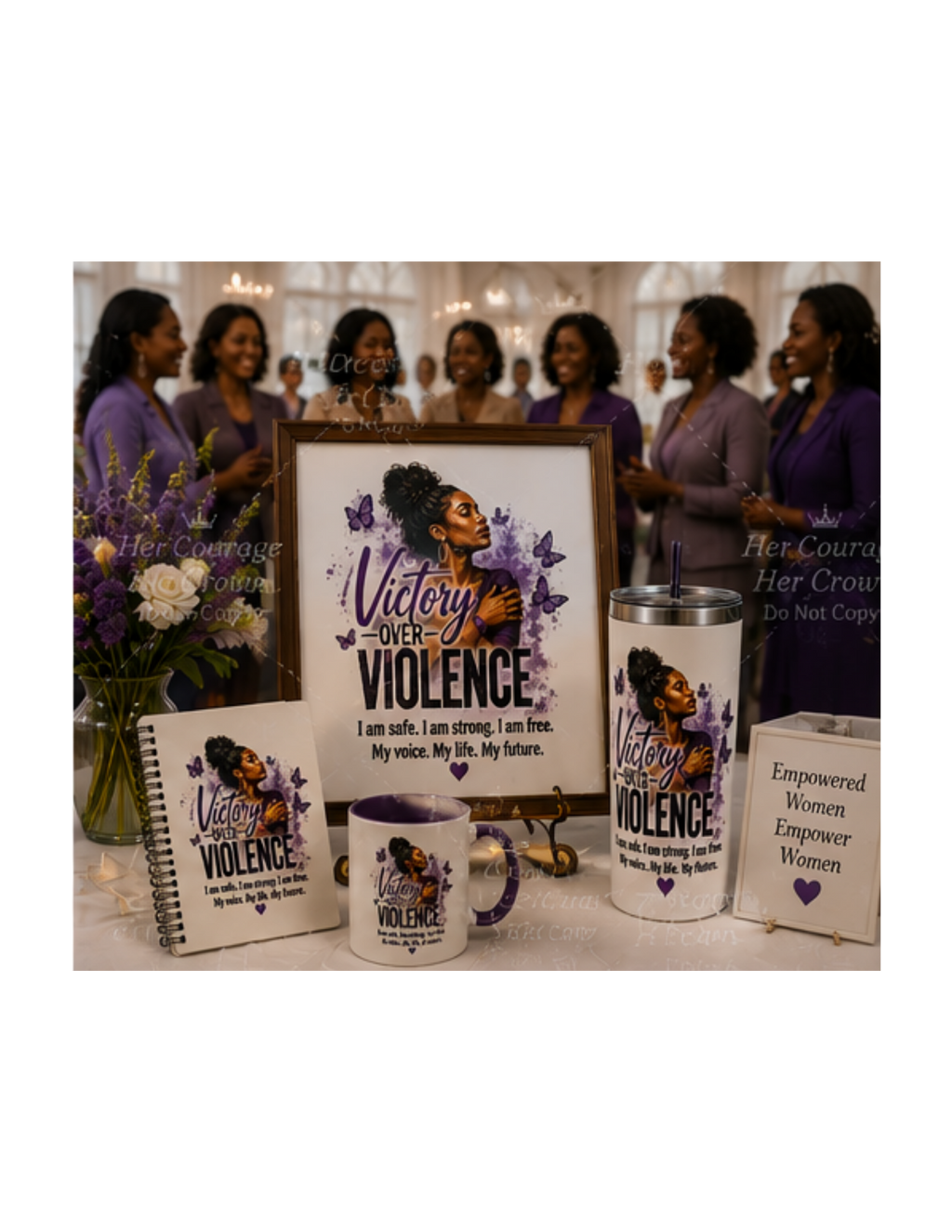 Victory Over Violence Digital Print | Survivor Strong Collection
