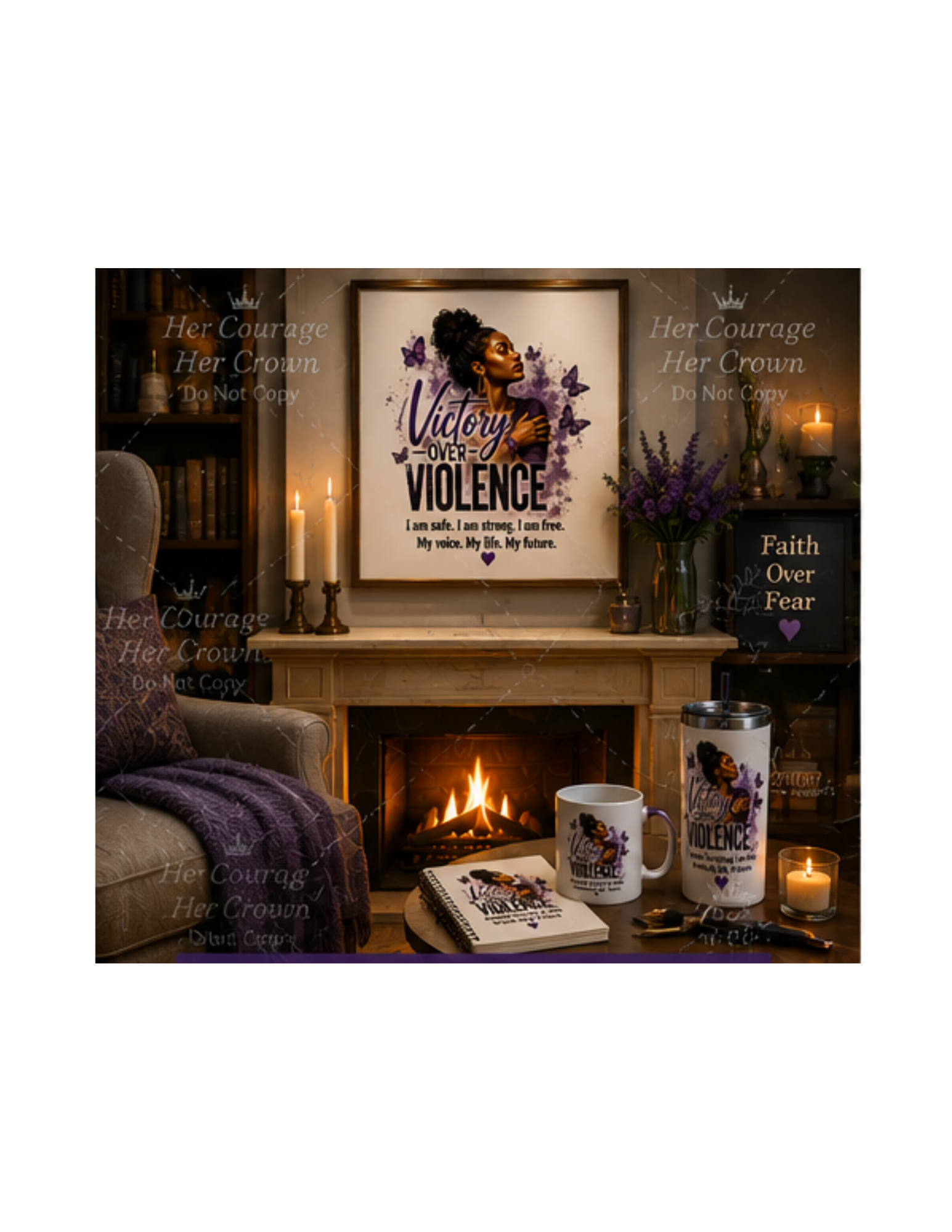 Victory Over Violence Digital Print | Survivor Strong Collection