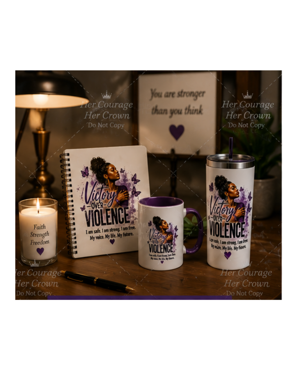 Victory Over Violence Digital Print | Survivor Strong Collection