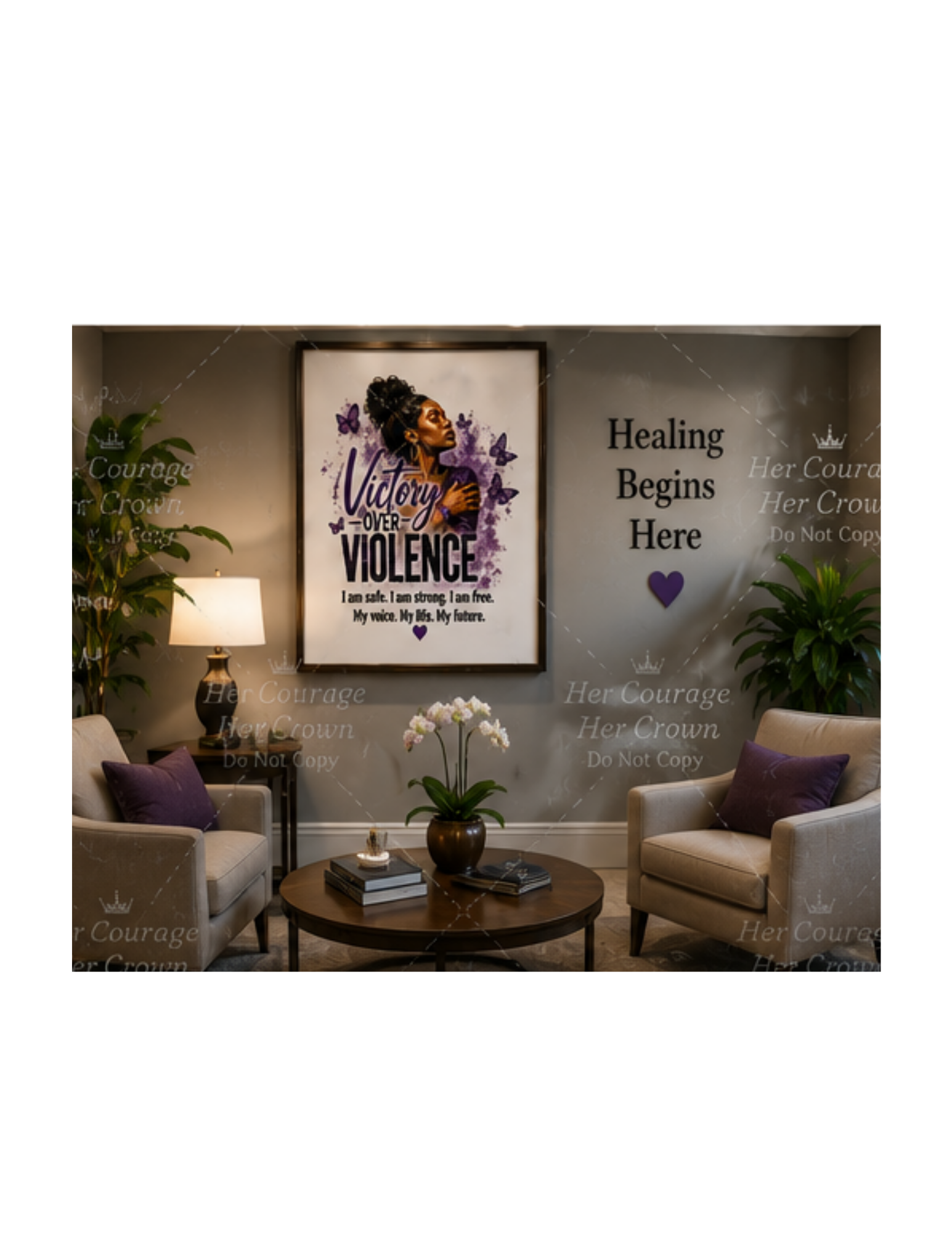 Victory Over Violence Digital Print | Survivor Strong Collection