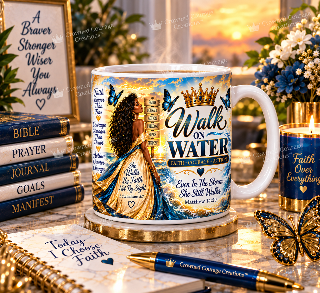 Walk On Water – Sunrise Gold Mug Wrap