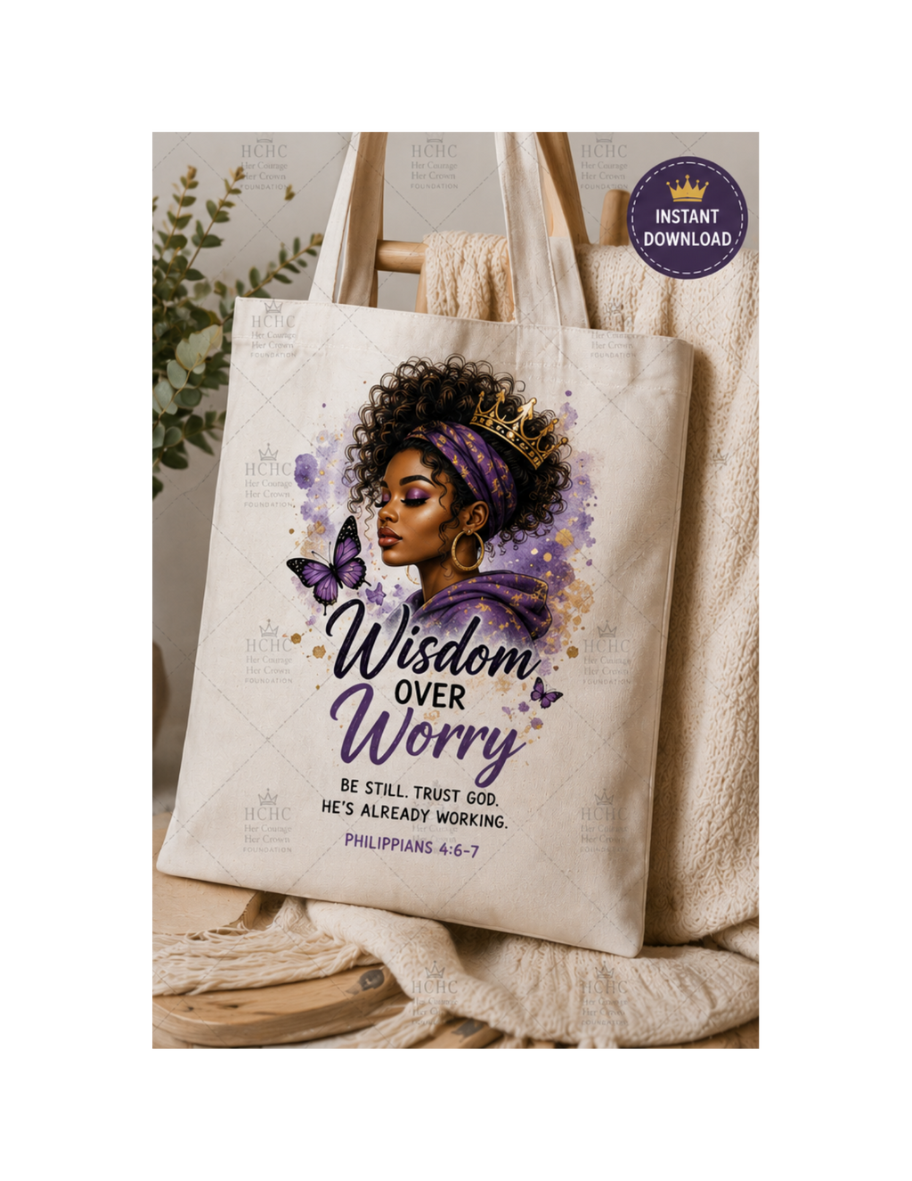Wisdom Over Worry Digital Print