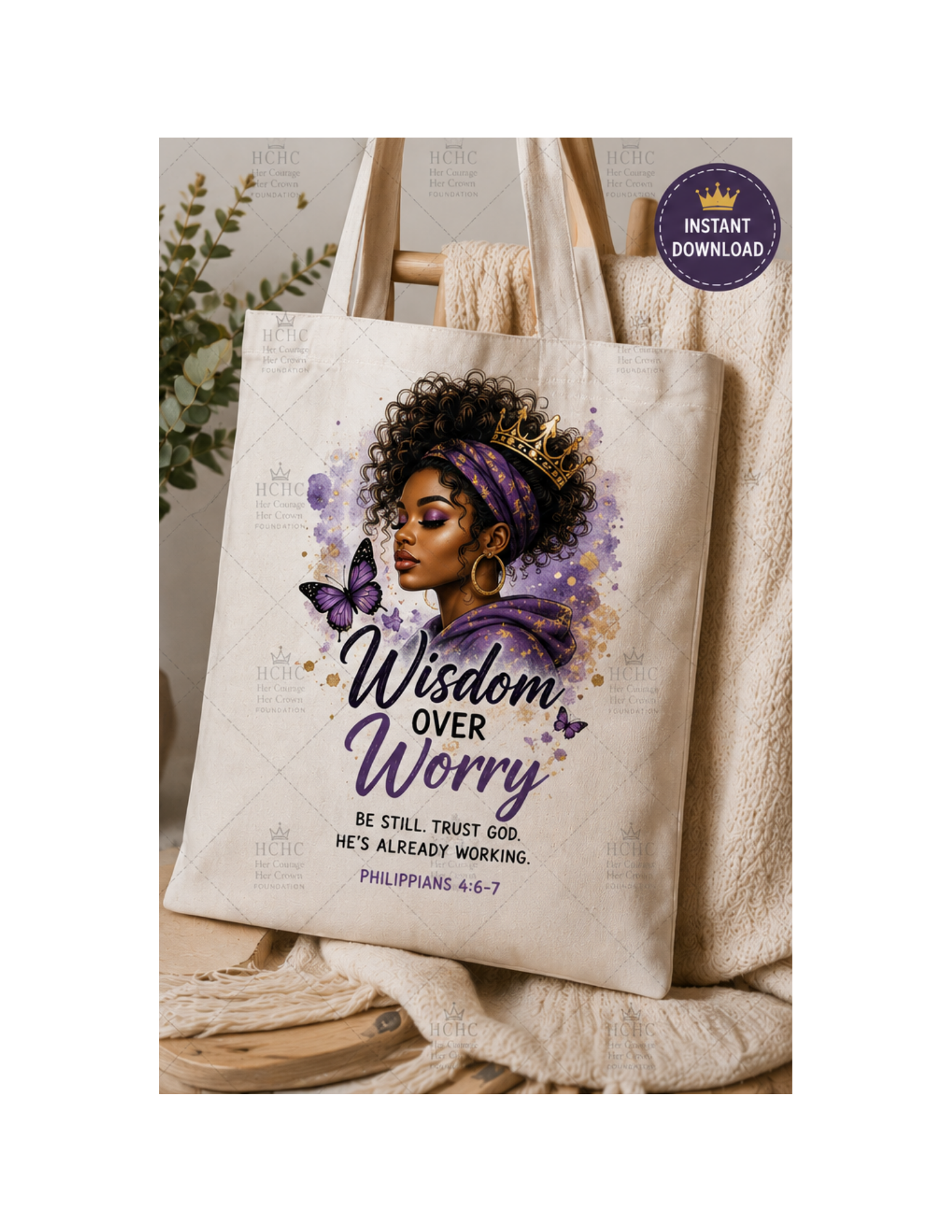Wisdom Over Worry Digital Print