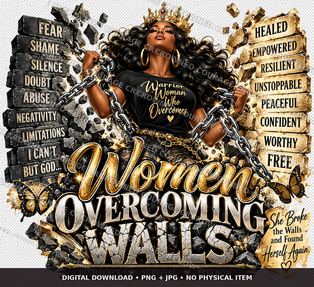 Women Overcoming Walls – Domestic Violence Survivor Digital Download
