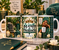 Worthy of Wellness – Emerald Green Mug Wrap | Digital Download